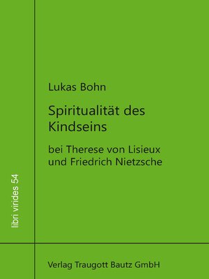 cover image of Spiritualität des Kindseins